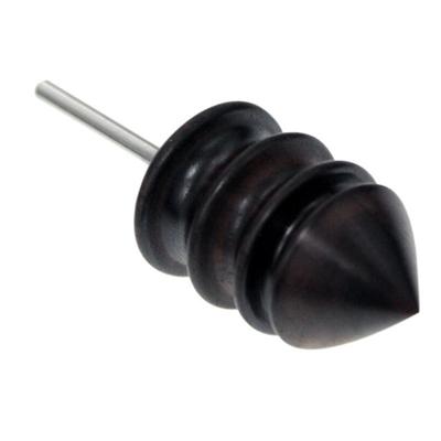 Leer gereedschap rand elektrisch polijsten Slicker platte puntige kop sandelhout leder ambachtelijke DIY tools Tip Burnisher (L)