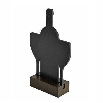 Krijt-tafelstandaard Wijn bxh 10x18cm