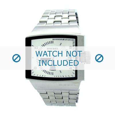 Diesel horlogeband DZ1284 Staal Zilver 30mm