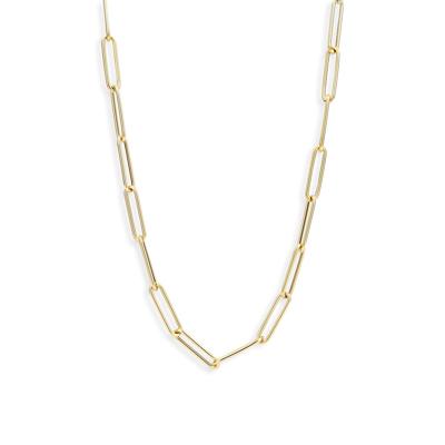 TFT Collier Geelgoud Paperclip 4,0 mm 42 cm