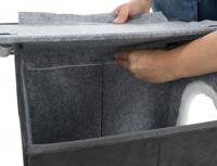 TRIXIE HONDENMAND / KATTENMAND HUIS LIVIA GRIJS / WIT 50X50X54 CM - thumbnail