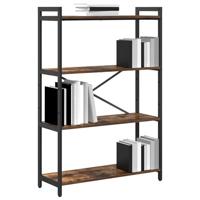 Boekenkast Gerookt eiken 80 x 30 x 118 cm Hout - thumbnail