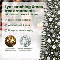 VidaXL Kunstkerstboom met 300 led groen 180 cm pvc en plastic en staal - thumbnail