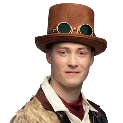 Hoed Streetpunk met partybril Hoed Streetpunk met partybril