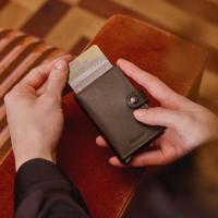 SECRID Miniwallet Original Chocolate - Pasjeshouder dames - thumbnail