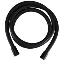 Doucheslang Wiesbaden Kunststof Mat Zwart 150 cm - thumbnail