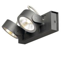 SLV Richtbare spotsKalu Led 2-lichts - 2x24w zwart - 1000129 - thumbnail