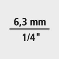 Gedore Dop 1/4" zaagsnede 6,5x1,2 MM - 6174230 - thumbnail