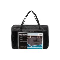 WOOOD Beschermhoes 'Rhodos' Fauteuil, kleur Zwart - thumbnail