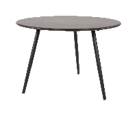 Bijzettafel Rafael metaal zwart 45 cm - thumbnail