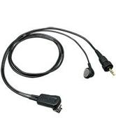 Kenwood EMC-13 in-ear hoofdtelefoon met microfoon en PTT voor Kenwood serie WD-K10 en TK-3601D - thumbnail