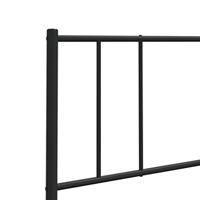 Hoofdbord 90 cm metaal zwart - thumbnail