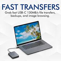 LaCie Mobile Drive Secure externe harde schijf 2000 GB Grijs - thumbnail