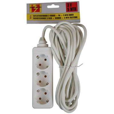 Ac Tafelconttdoos 3v + ra + 5 meter