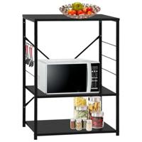 VidaXL Magnetronkast 60x39,6x79,5 cm bewerkt hout zwart - thumbnail