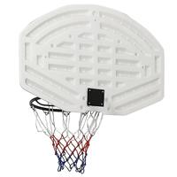 VidaXL Basketbalbord 90x60x2 cm polyetheen wit - thumbnail