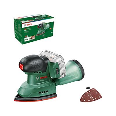 Bosch Groen EasySander 18V-8 Accu Multischuurmachine | Incl. 3 schuurbladen | Zonder accu en lader - 06033E3000