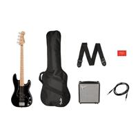 Squier Affinity Series Precision Bass PJ Pack MN Black starterset elektrische basgitaar - thumbnail