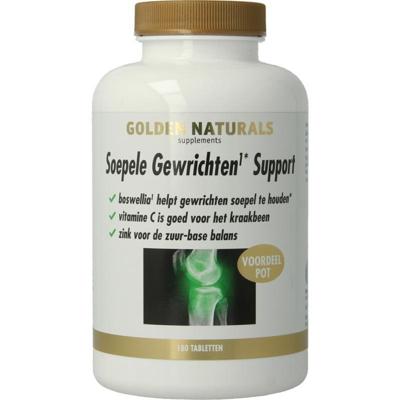 Golden Naturals Soepele Gewrichten & Kraakbeen Formule 180Tabletten Golden Naturals Soepele Gewrichten & Kraakbeen Formule 180Tabletten