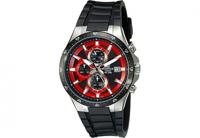 Horlogeband Casio 10421436 / EFR-519-1A4V / EFR-519-1A54 Kunststof/Plastic Zwart 12mm - thumbnail