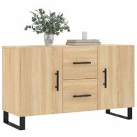 Dressoir 100x36x60 cm bewerkt hout sonoma eikenkleurig - thumbnail
