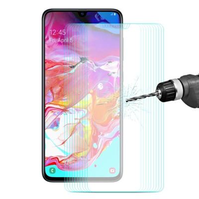 10 stuks DIDIT Hat-Prince 0.26 mm 9u 2.5 D gebogen rand getemperd glas film voor Galaxy A70