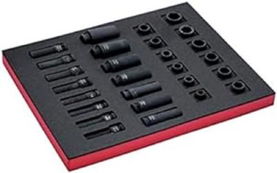 Bahco Foaminlay Fit&Go 2/3 met slagdoppen 1/2" - 27-delig - FF1F2203 Bahco Foaminlay Fit&Go 2/3 met slagdoppen 1/2" - 27-delig - FF1F2203