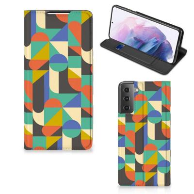 Samsung Galaxy S21 Plus | Hoesje met Magneet | Funky Retro