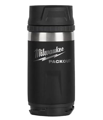Milwaukee PACKOUT™ Fles met Drinkdop | 355 ml | Zwart - 4932498978