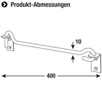 Connex Windhaak 10X400 + Plaat Bvz - DYB2000472 - thumbnail