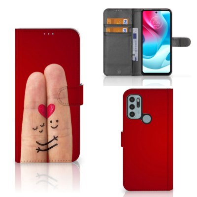 Motorola Moto G60s | Wallet Case | met Pasjes | Liefde - Origineel Romantisch Cadeau