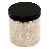 Bergkristal Fijn in Transparante Pot - thumbnail