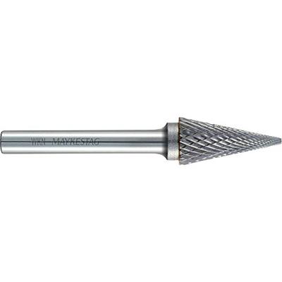 Alpen 783606106100 Freesstift Hardmetaal Kegel Lengte 50 mm Afmeting, Ø 6 mm Schachtdiameter 6 mm Alpen 783606106100 Freesstift Hardmetaal Kegel Lengte 50 mm Afmeting, Ø 6 mm Schachtdiameter 6 mm