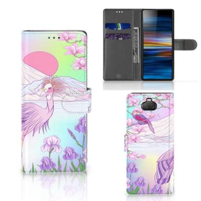 Sony Xperia 10 | Telefoonhoesje | Met pasjeshouder | Bird Sony Xperia 10 | Telefoonhoesje | Met pasjeshouder | Bird