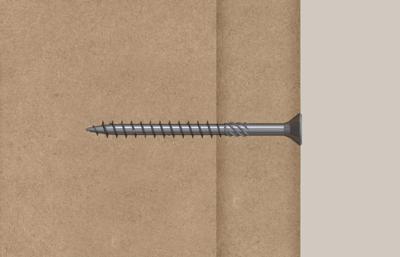 Fischer 660207 MDF-schroeven 4 mm 60 mm T Galvanisch verzinkt 100 stuk(s)