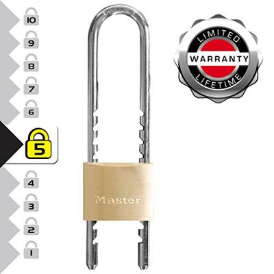 Masterlock 50mm - 70 to 155mm adjustable & removable hardened steel shackle, 7mm - 1950EURD