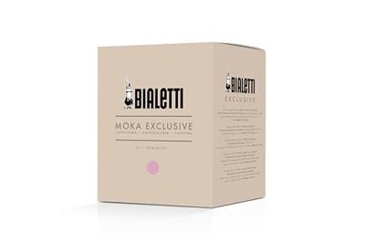 Italiaanse Koffiepot Bialetti MOKA EXCLUSIVE 3T Roze Aluminium Bakeliet 3 Koppar