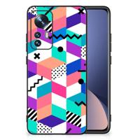 Xiaomi 12 | 12X Backcover Blokken Kleurrijk - thumbnail