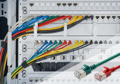 Digitus DK-1632-A-015S-B RJ45 Netwerkkabel, patchkabel CAT 6A F/FTP 1.5 m Blauw Kleurcodering, Afgeschermd, Meerdradig, Met anti-kniktule 1 stuk(s) - thumbnail