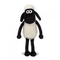 Aurora knuffel Shaun het schaap 20,5 cm wit/zwart - thumbnail