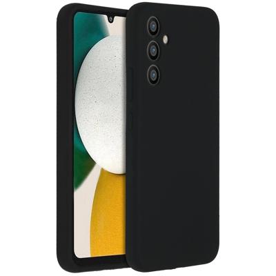 Accezz Liquid Silicone Backcover Samsung Galaxy A34 (5G) Telefoonhoesje Zwart
