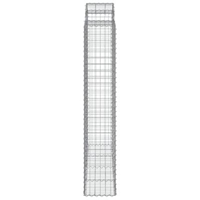 Schanskorven 11 st gewelfd 200x50x220/240 cm ijzer