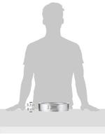 Zenker springvorm zilver 18cm - thumbnail