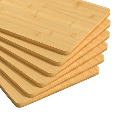 VidaXL Ontbijtborden 6 st 35x23x0,8 cm bamboe