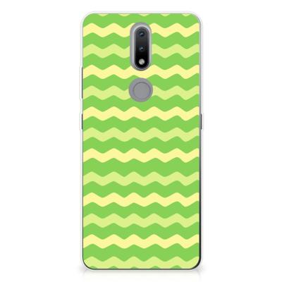 Nokia 2.4 | TPU bumper | Waves Green Nokia 2.4 | TPU bumper | Waves Green