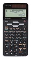 Sharp ELW506 T-GY Schoolrekenmachine Zwart/zilver Aantal displayposities: 16 werkt op batterijen, werkt op zonne-energie (b x h x d) 80 x 166 x 14 mm - thumbnail