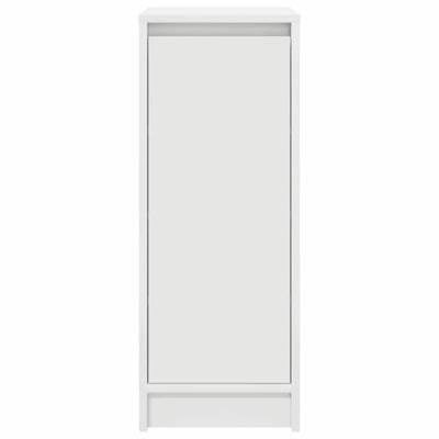 VidaXL Schoenenkast 29,5x34x76 cm bewerkt hout wit
