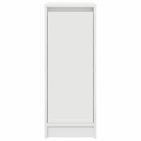 VidaXL Schoenenkast 29,5x34x76 cm bewerkt hout wit - thumbnail