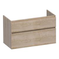 Brauer Delight - Onderkast - 100 cm - met 2 Softclose Lades Greeploos en 1 Sifon Uitsparing - Sunlit - thumbnail