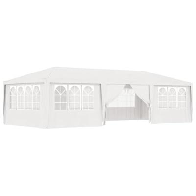 VidaXL Partytent met zijwanden professioneel 90 g/m² 4x9 m wit - thumbnail